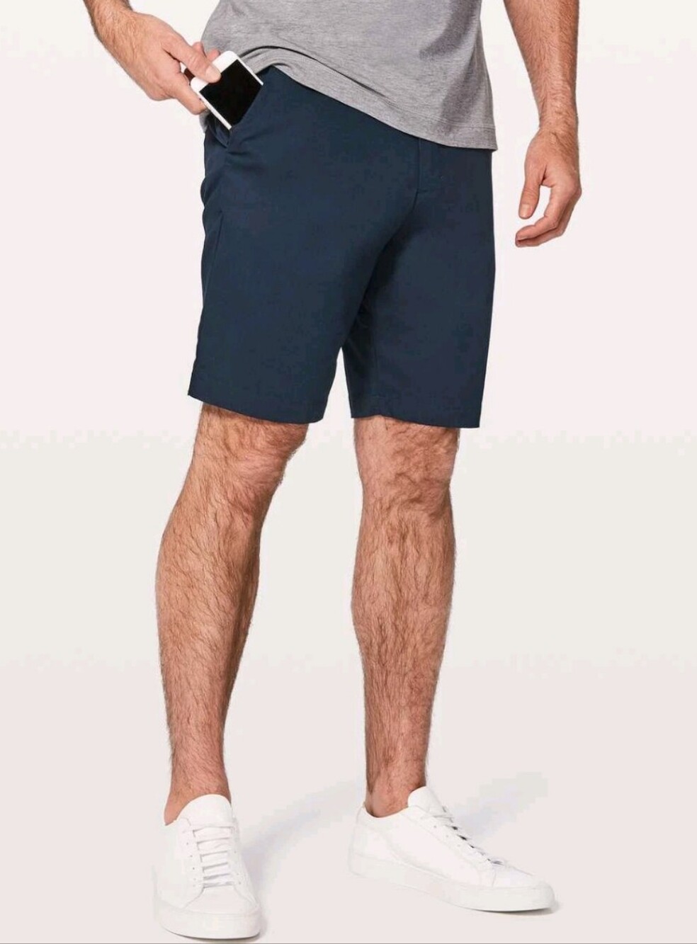 Men's Lululemon Commission Shorts - True Navy - 8"